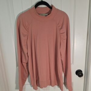 Michael Kors Women's Coral Long Sleeve Top